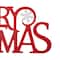 Glitzhome® 24" Red Merry Christmas Metal Wall Décor